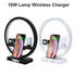 Wireless Charger Stand Table Lamp Touch Switch 10W Charger for Apple Watch Cell Phones Headphones - Evallys.com # #