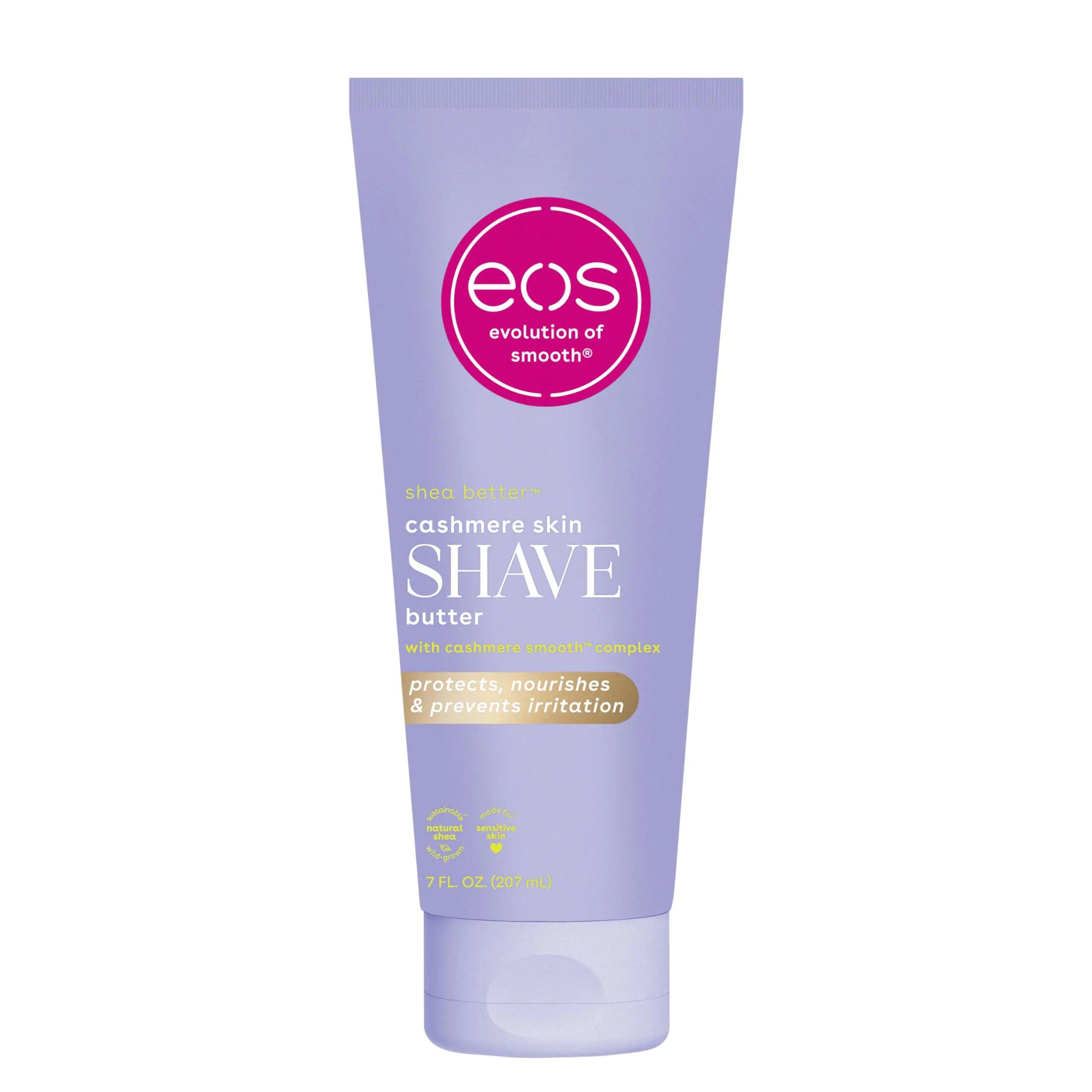 eos Cashmere Skin Collection Shave Butter- Vanilla Cashmere Scented, Non-Foaming Shave Cream, 7 fl oz 7 Fl Oz (Pack of 1) - Evallys.com # #