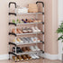 Yoytoo 5 Tier Shoe Rack, Stackable Metal 15 Pairs Shoes Organizer Storage Shelf for Closet Door Entryway - Evallys.com # #