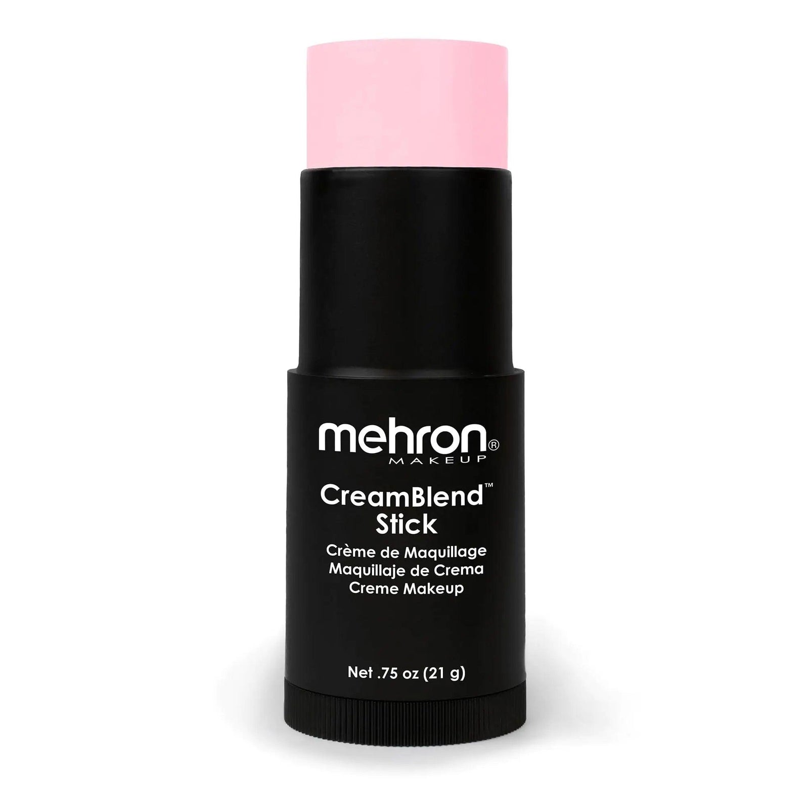 Mehron Makeup CreamBlend Stick | Face Paint, Body Paint, & Foundation Cream Makeup | Body Paint Stick Perfect for Halloween Makeup .75 oz (21 g) (Pastel Pink) Pastel Pink 0.75 Ounce - Evallys.com # #