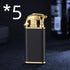 Creative Blue Tiger Double Fire Metal Winproof Lighter Inflatable Lighter - Evallys.com # #