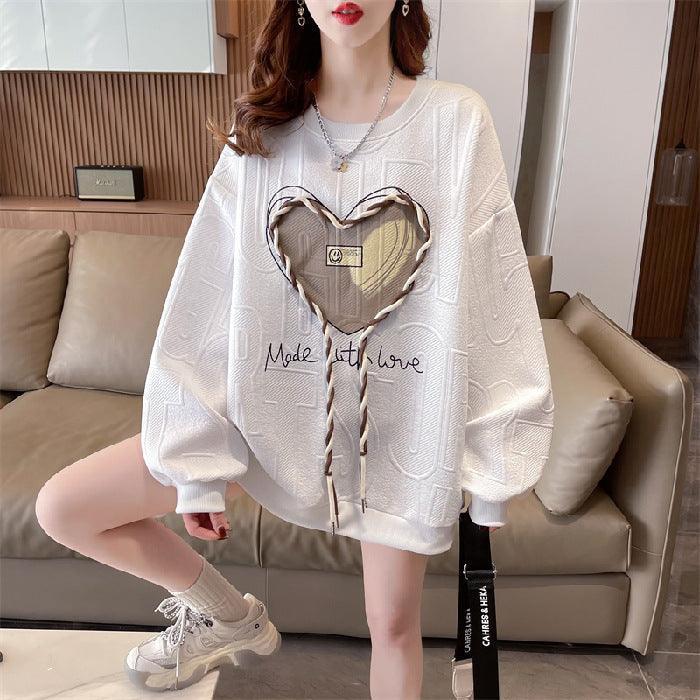 Korean Style Sense Of Design Niche Hooded Long-sleeved Sweater For Women - Evallys.com # #