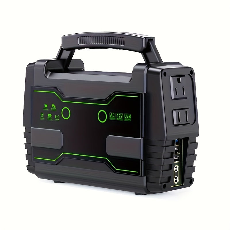 MARBERO 200W/300W Portable Power Station with Solar Panel & AC Outlet