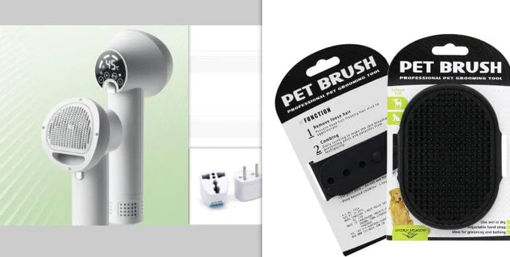 Smart Pet Hair Dryer Dog Golden Retriever Cat Grooming Hairdressing Blow & Comb Silent No Harm Pet Cleaning Supplies Pet Products - Evallys.com