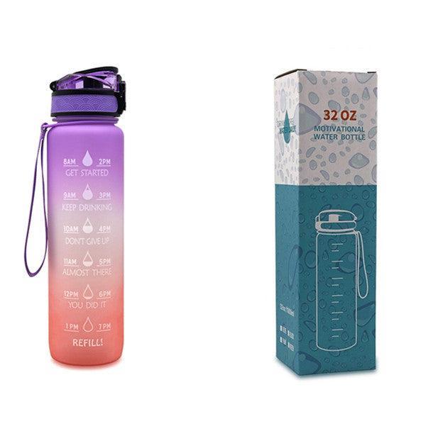 1L Tritan Water Bottle With Time - Evallys.com