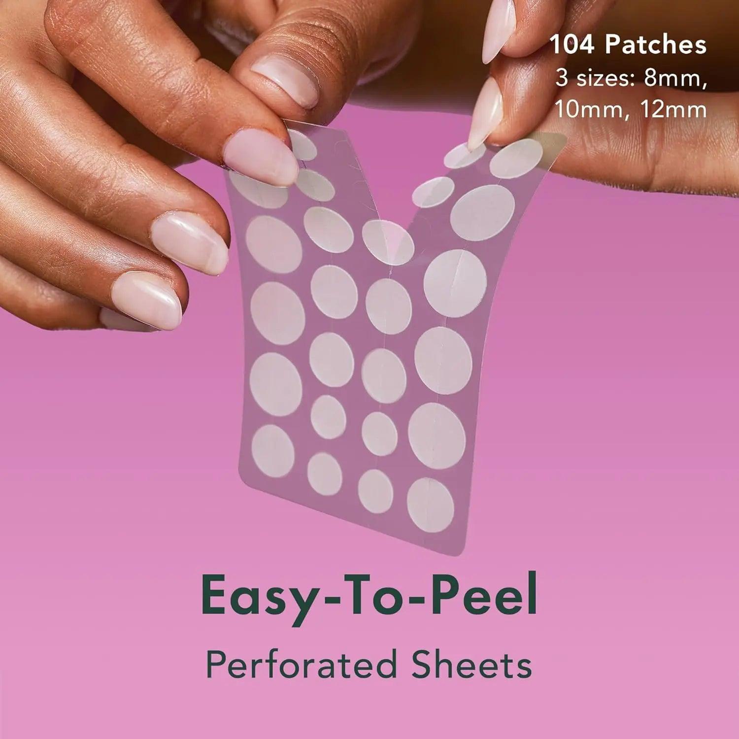 Rael Pimple Patches, Miracle Overnight Spot Cover - Hydrocolloid Acne Patch for Face, Zit & Blemish, Thicker & Extra Adhesion, All Skin Types, Vegan, Cruelty Free, 3 Sizes (104 Count) 104 Count (Pack of 1) - Evallys.com # #