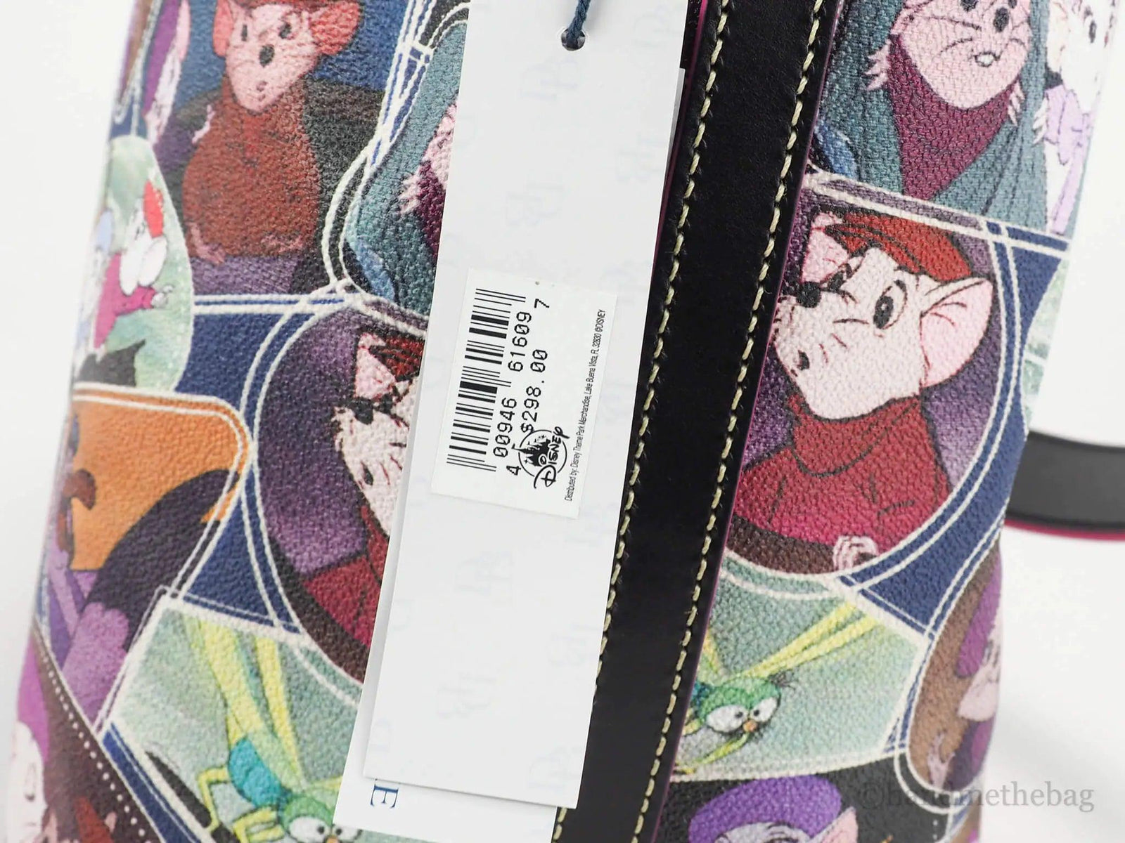 Dooney & Bourke Disney Rescuers Drawstring Bucket Shoulder Handbag - Evallys.com # #