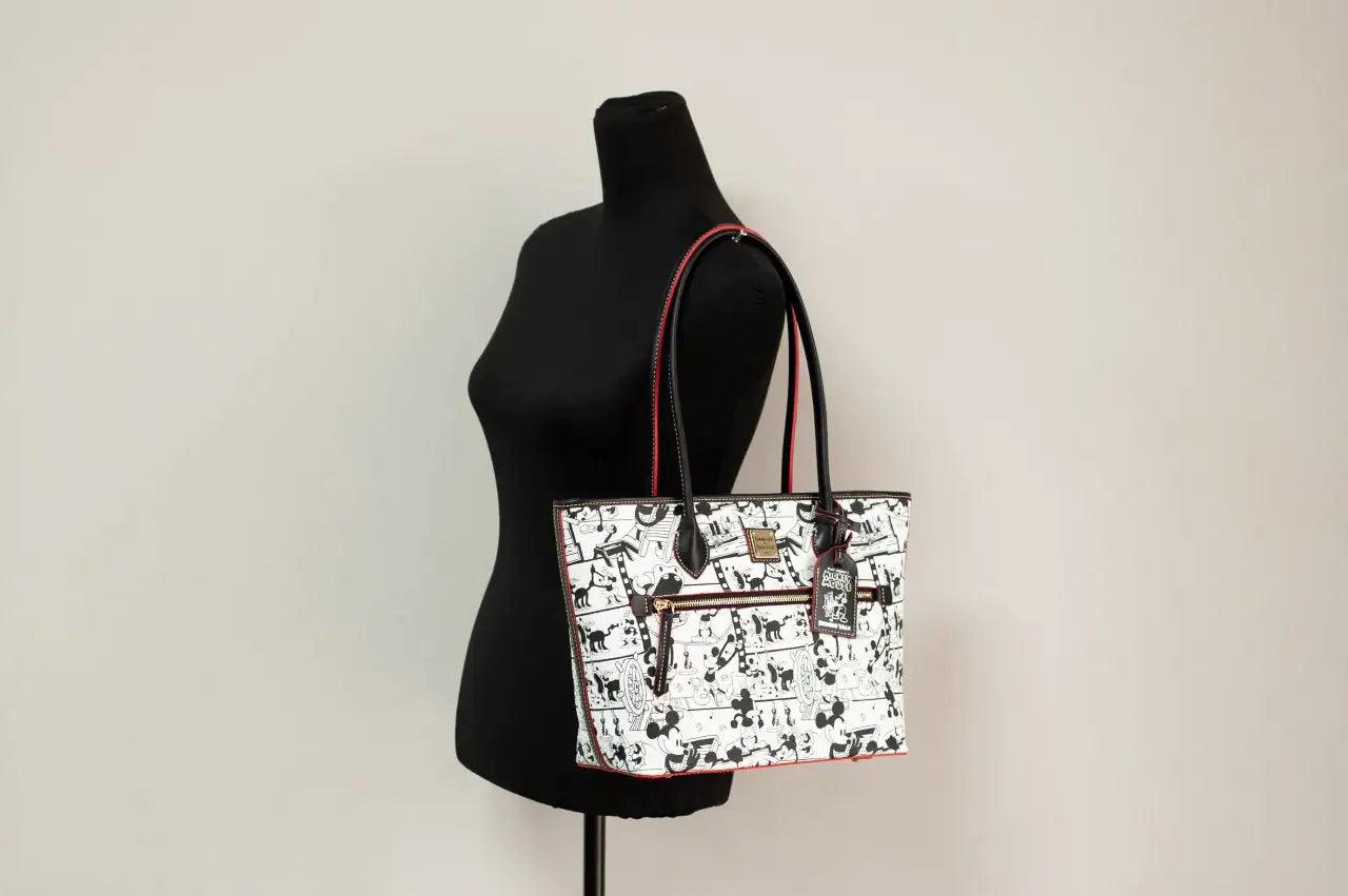 Dooney & Bourke Mickey Mouse Steamboat Willie Medium Tote - Evallys.com # #