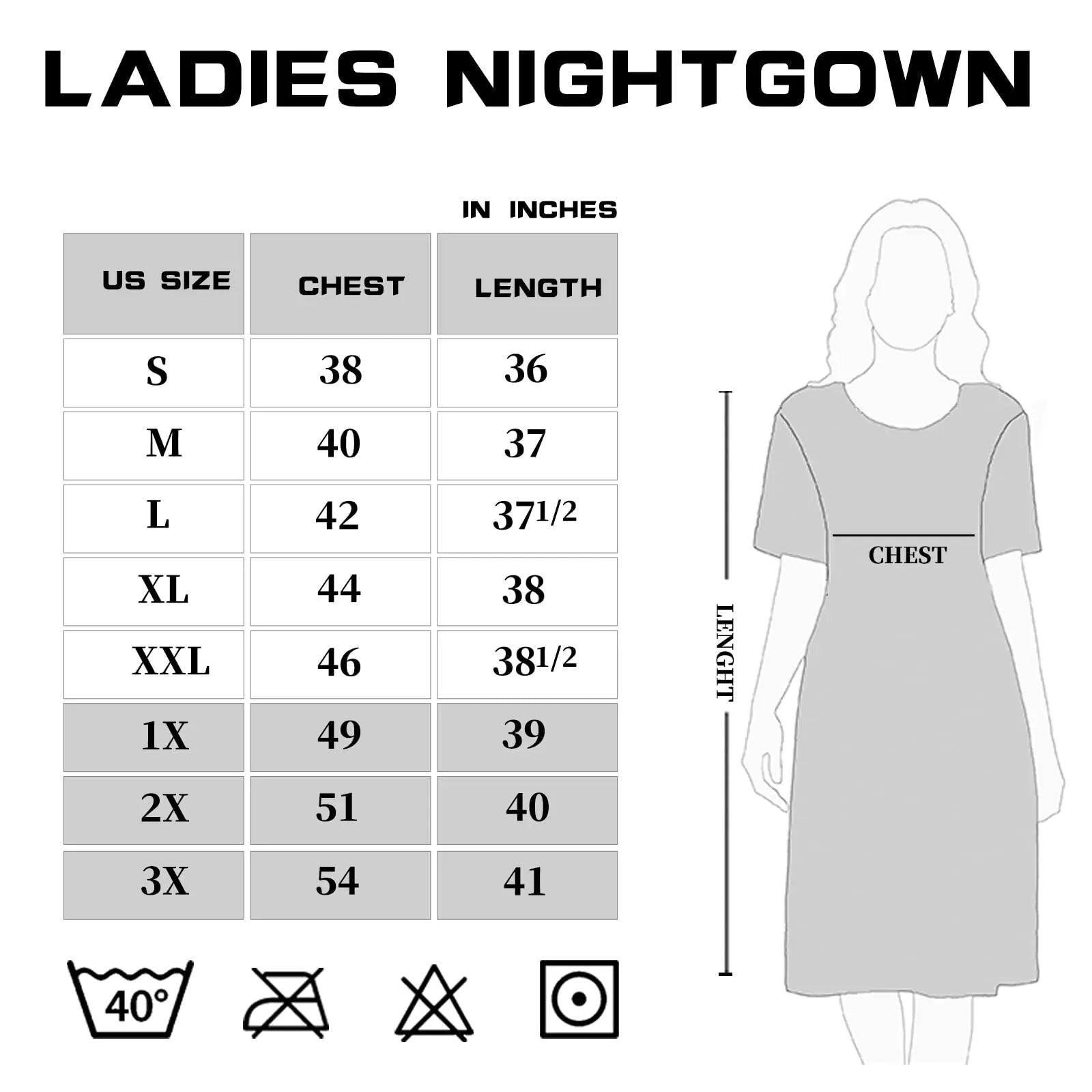 3 Pack Sleepshirts Women's Nightshirt Soft Nightgowns for Women Short Sleeve dress Sleepwear(S-3X) Plus 1X Set 3 - Evallys.com # #