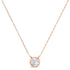 AGS Certified 10K Gold Diamond Solitaire Pendant Necklace (G-H, SI2-I1) - Evallys.com # #