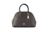 Coach Katy Brown Black Signature Coated Canvas Dome Satchel - Evallys.com # #