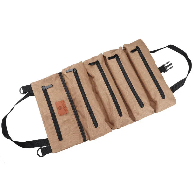 Car 16 Ann Canvas Tool Hanging Bag Car Storage Bag Electrician Bag Hardware Car Tool Bag - Evallys.com