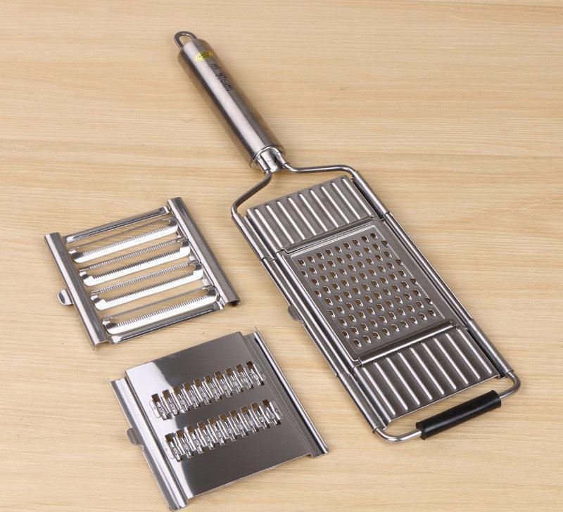 Stainless Steel Grater, Vegetable And Fruit Slicer, Peeler - Evallys.com # #