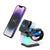 4 In 1 Rotatable Colorful Lighting Wireless Charger Stand For Phone 15 14 13 12 Pro Max 8 7 Holder Magnetic Fast Charging Station - Evallys.com