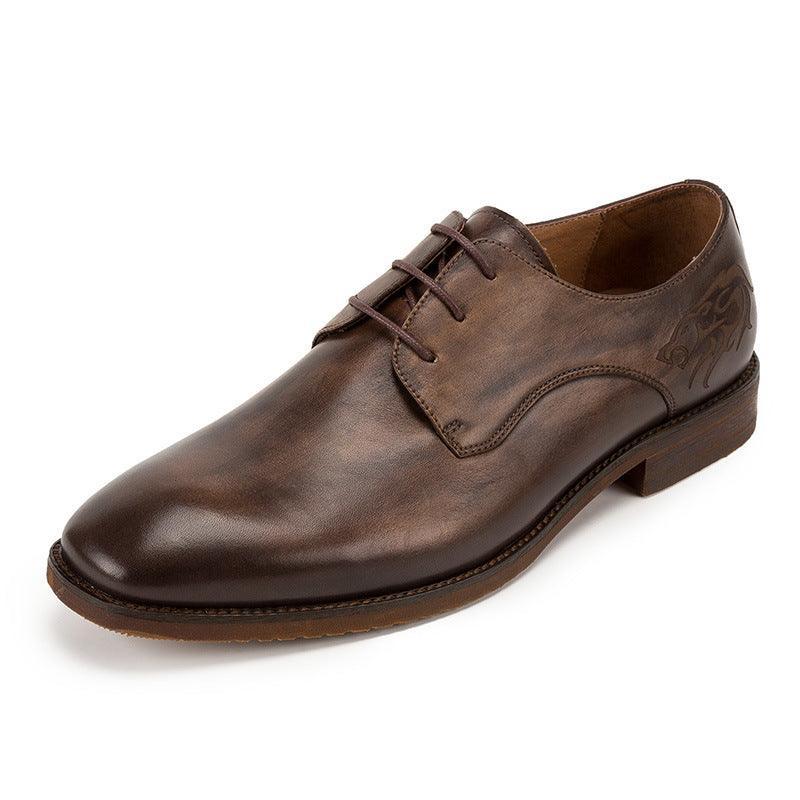 Suit Business Retro Derby Shoes - Evallys.com # #