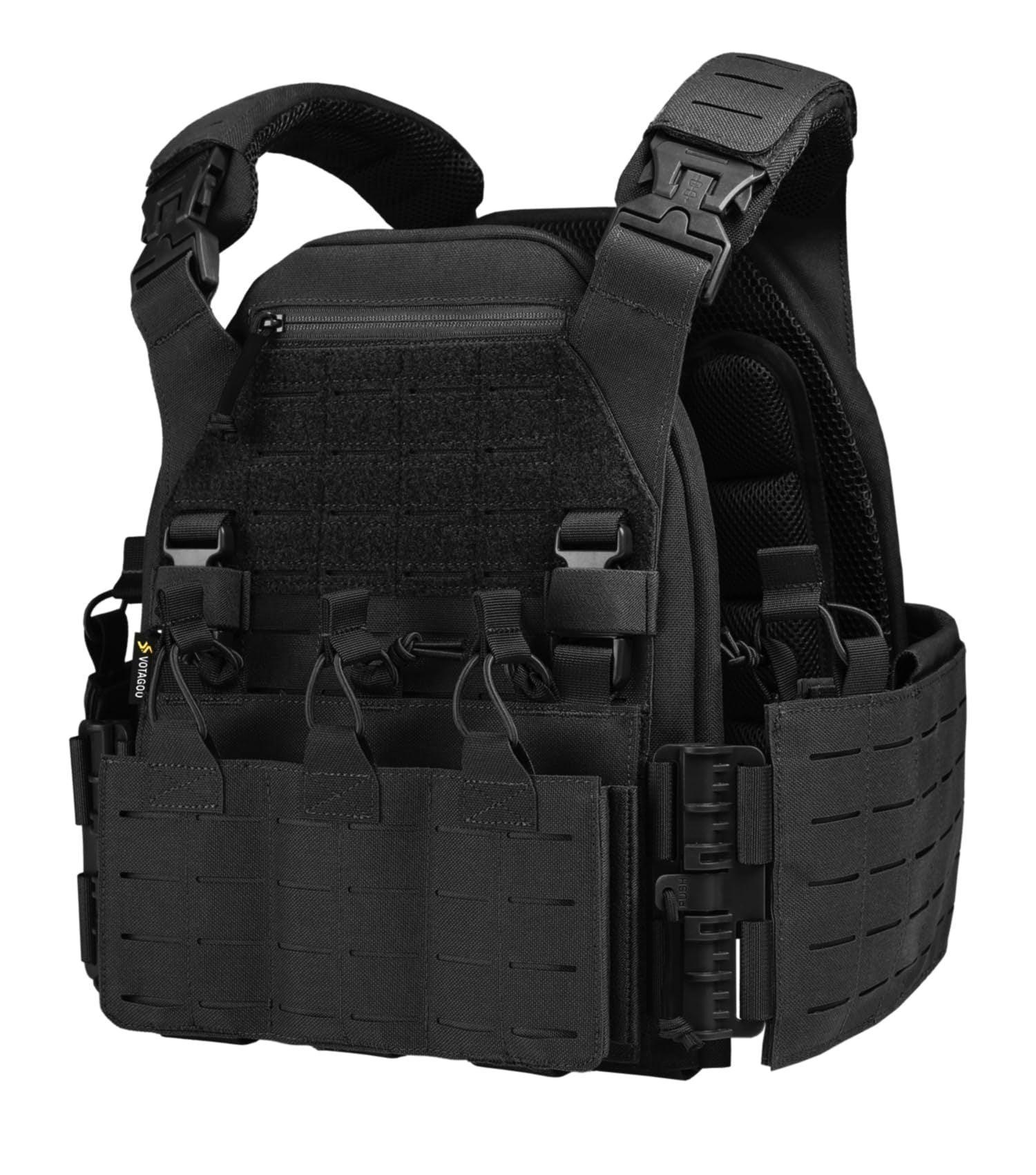 Tactical Vest Quick Release Airsoft Weighted Military Breathable Vests - Evallys.com # #