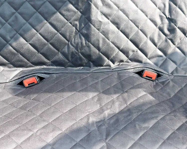 Dog Car Seat Cover View Mesh Pet Carrier Hammock Safety Protector Car Rear Back Seat Mat With Zipper And Pocket For Travel - Evallys.com