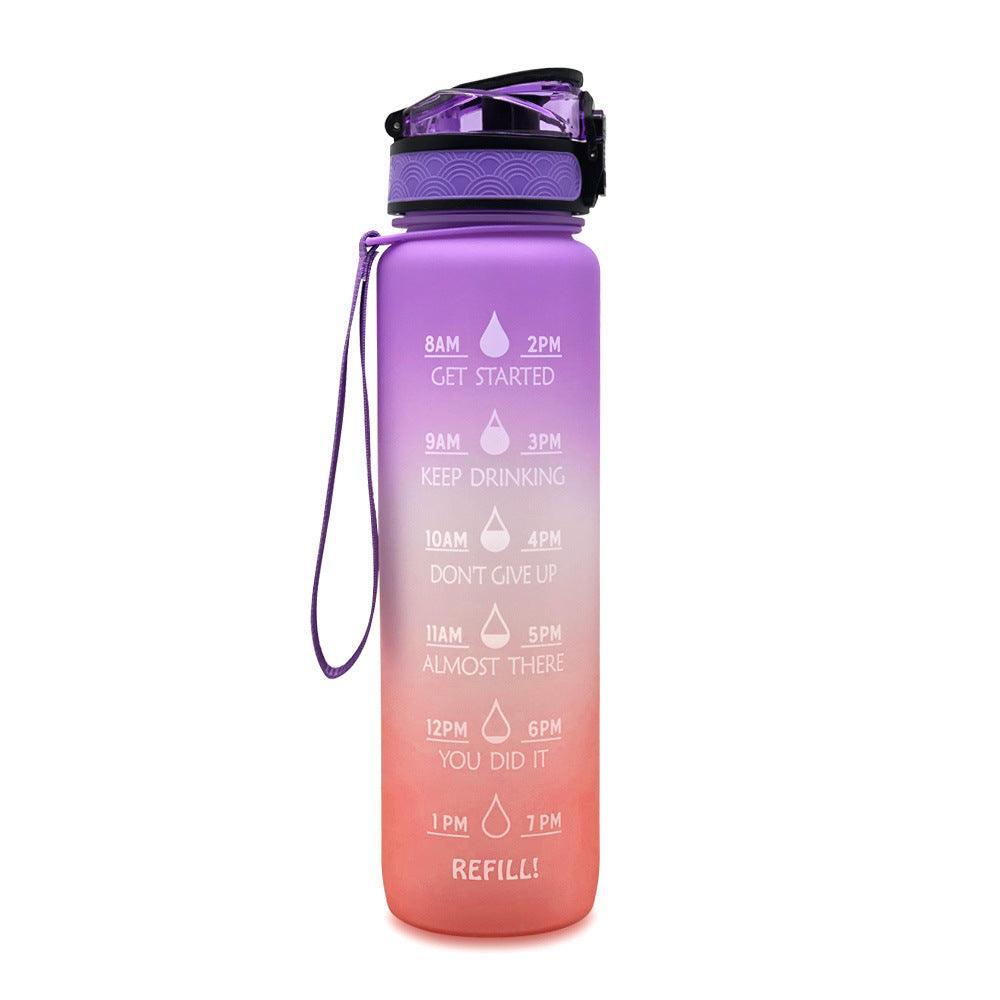 1L Tritan Water Bottle With Time - Evallys.com