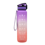 1L Tritan Water Bottle With Time - Evallys.com