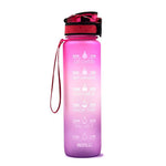 1L Tritan Water Bottle With Time - Evallys.com # #