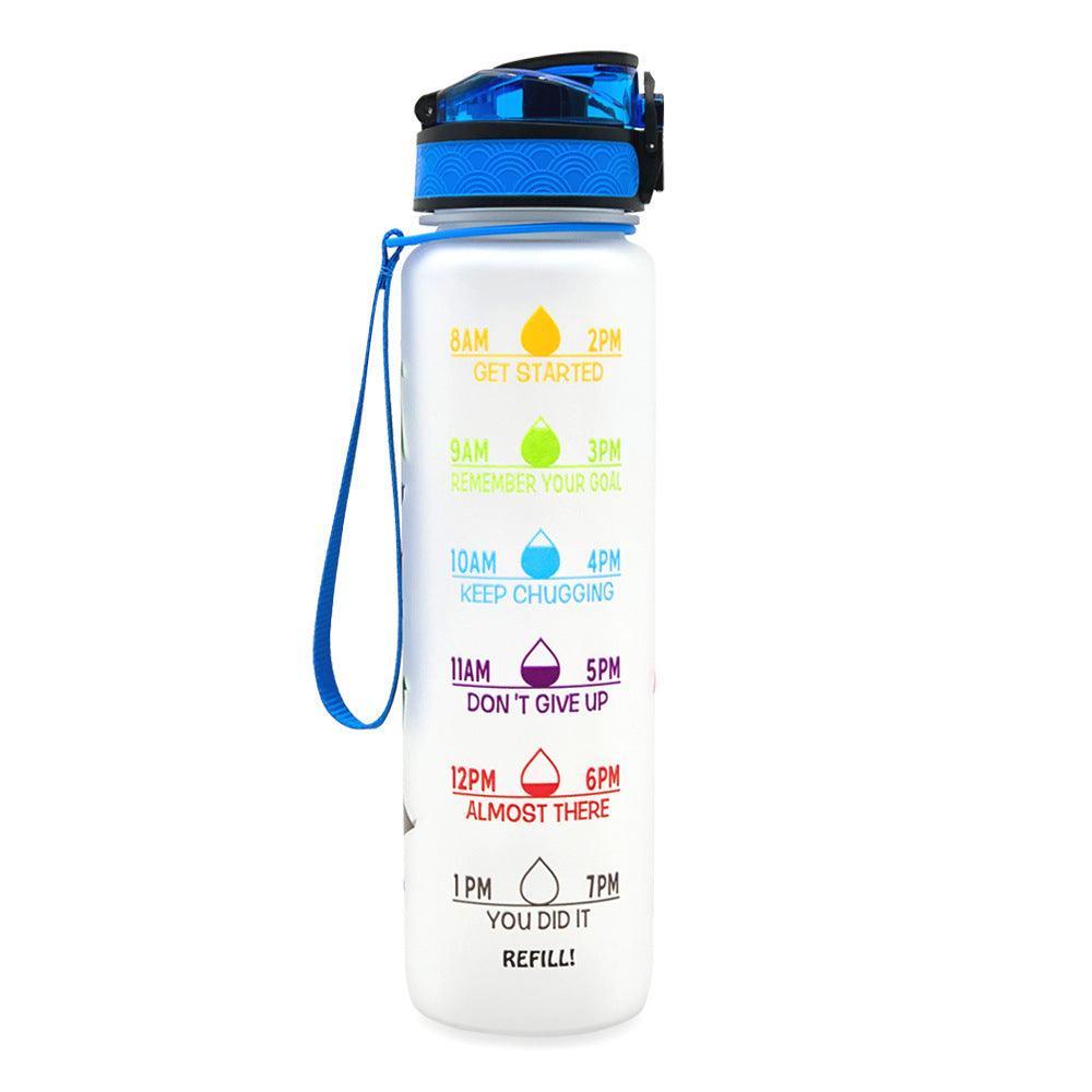 1L Tritan Water Bottle With Time - Evallys.com # #