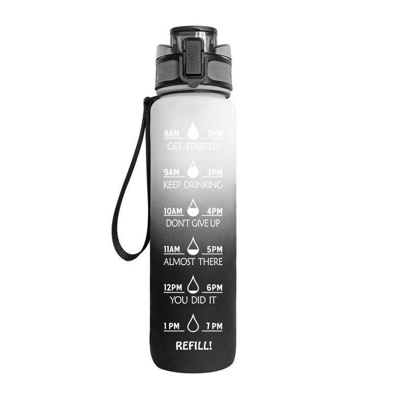 1L Tritan Water Bottle With Time - Evallys.com