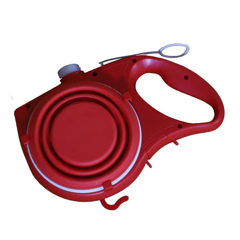 6-in-1 Multifunctional Dog Leash – Water Bottle, Bowl, Poop Bags & More for Outdoor Walks - Evallys.com # #