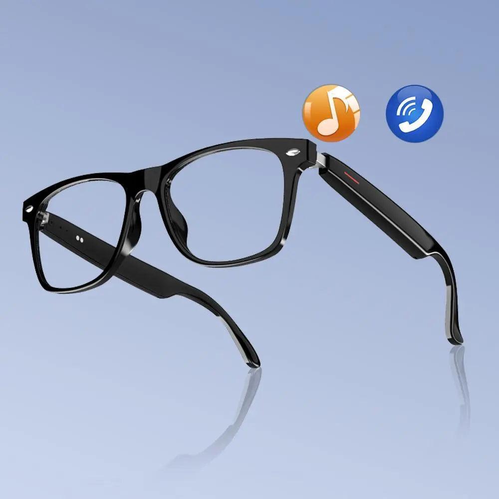 Smart Glasses, Wireless Headphone Anti-Blue Light Glasses for Listening to Music & Calling, Creative Smart Sports Sunglasses with Mic for Home & Daily Use - Evallys.com # #