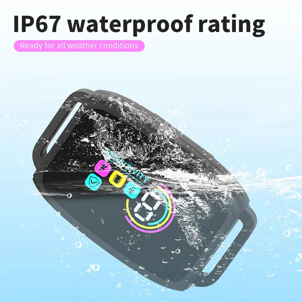 Smart Automatic Anti Barking Dog Collar Rechargeable Bark Stopper Stop Barking HD Digital Display IP67 Waterproof Collar For Dogs Pet Products - Evallys.com