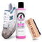 Pink Miracle Shoe Cleaner Kit with Bottle and Brush For Fabric Cleaner For Leather, Whites, Suede and Nubuck Sneakers 8 Oz - Evallys.com # #