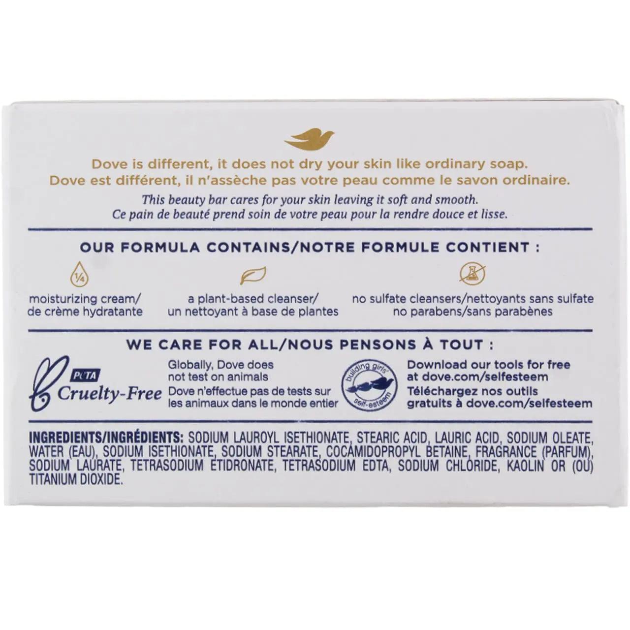 White Moisturizing Cream Beauty Bar Dove 3.75 oz Soap(3 pack) 1.02 Ounce (Pack of 11) Unscented - Evallys.com # #