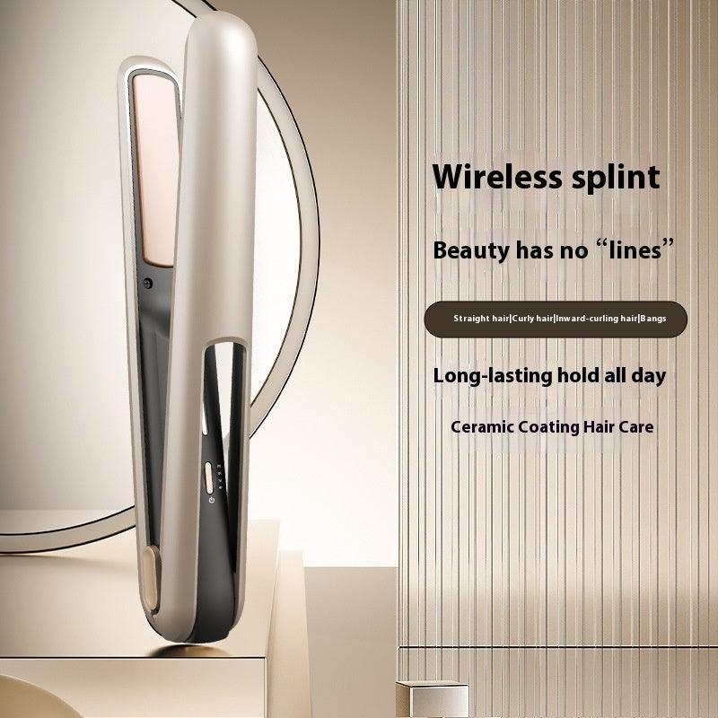Wireless USB Charging Hair Straighteners Volume Straight Two-in-one - Evallys.com # #