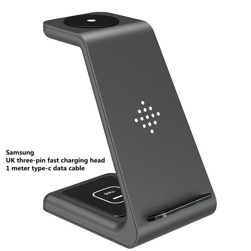 3 In 1 Fast Charging Station Wireless Charger Stand Wireless Quick Charge Dock For Phone Holder - Evallys.com # #