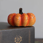 New Halloween Pumpkin Lantern Simulation Pumpkin LED Candle Lamp Resin Luminous Pumpkin - Evallys.com # #