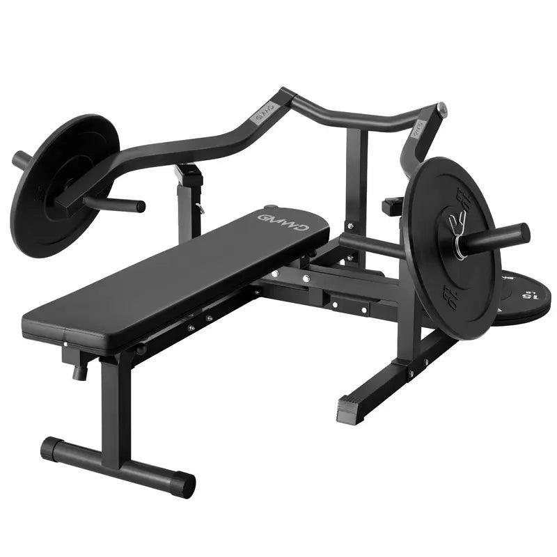 GMWD Chest Press Machine, 1050LBS Bench Press Machine with Independent Converging Arms, Adjustable Flat Incline Bench for Chest, AB Workouts, Shoulder Home Gym Equipment - Evallys.com # #