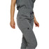 Monarch Uniforms Womens Jogger Scrubs Ribbed Jogger Scrub Pants for Women Medium Petite Heather Gray - Evallys.com # #