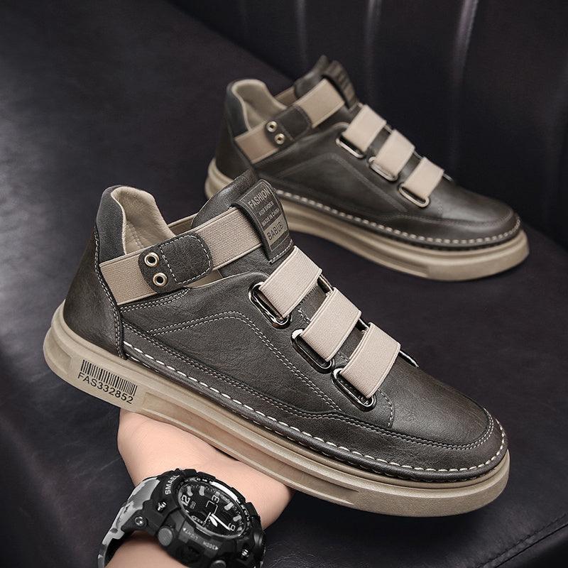 Men's Shoes Autumn Trend All-match One-step Leather Shoes - Evallys.com # #