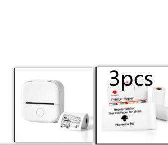 Portable Mini Thermal Label Printer Home Photo Printer Student Wrong Question Printer Bluetooth Mini Label Printer Price Tag - Evallys.com