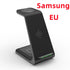 3 In 1 Fast Charging Station Wireless Charger Stand Wireless Quick Charge Dock For Phone Holder - Evallys.com