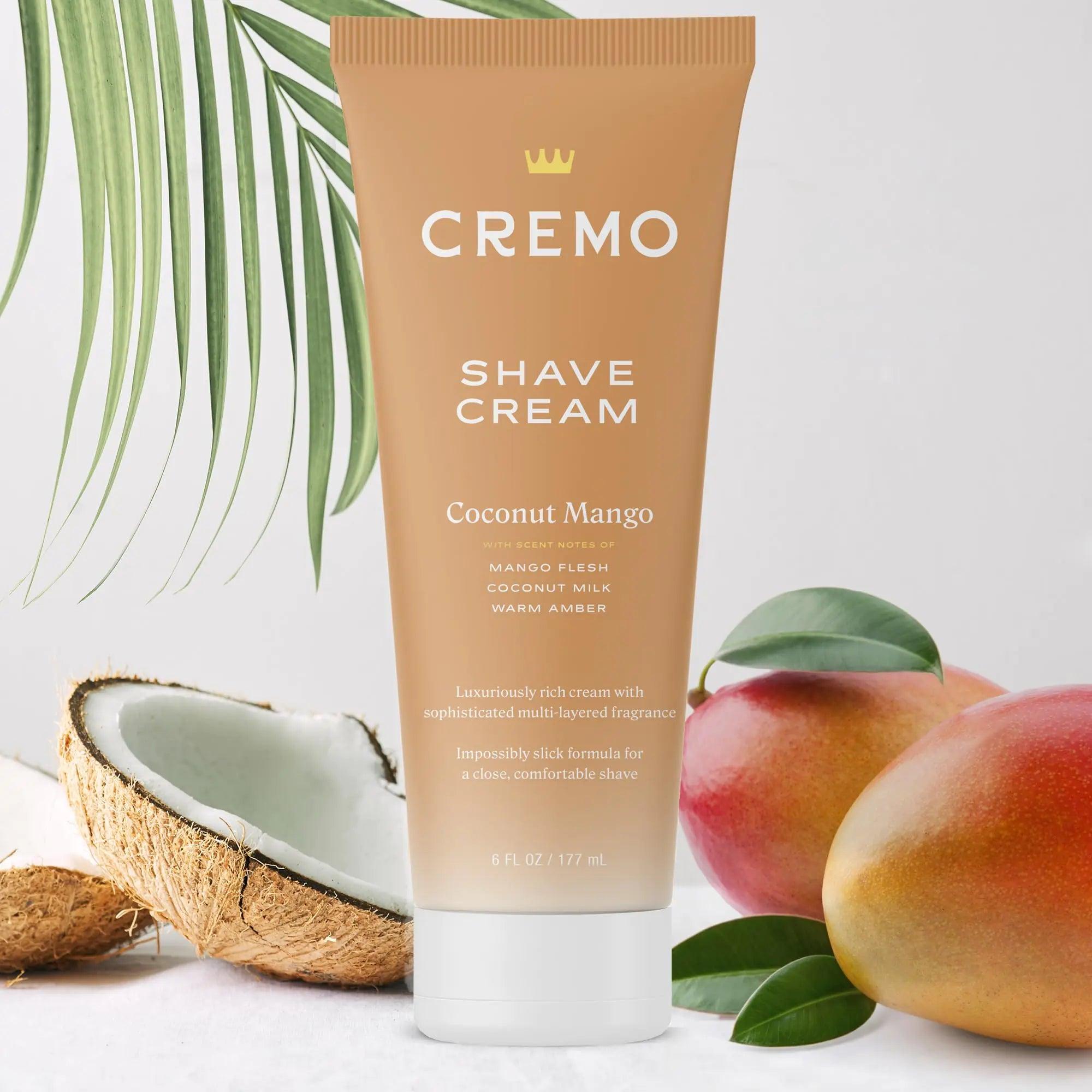 Cremo Coconut Mango Moisturizing Shave Cream, Astonishingly Superior Ultra-Slick Shaving Cream for Women Fights Nicks, Cuts and Razor Burn, 6 Fl Oz 6 Fl Oz (Pack of 1) - Evallys.com # #