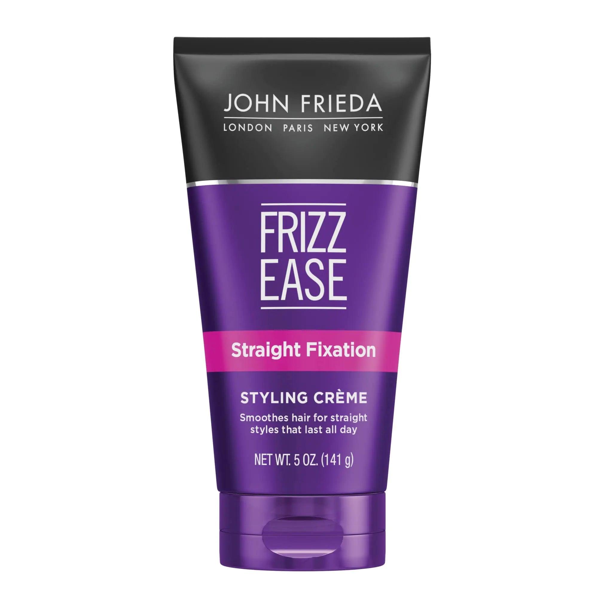 John Frieda Frizz-Ease Styling Creme, Straight Fixation, 5 Oz (Pack of 3) 5 Ounce (Pack of 3) - Evallys.com # #