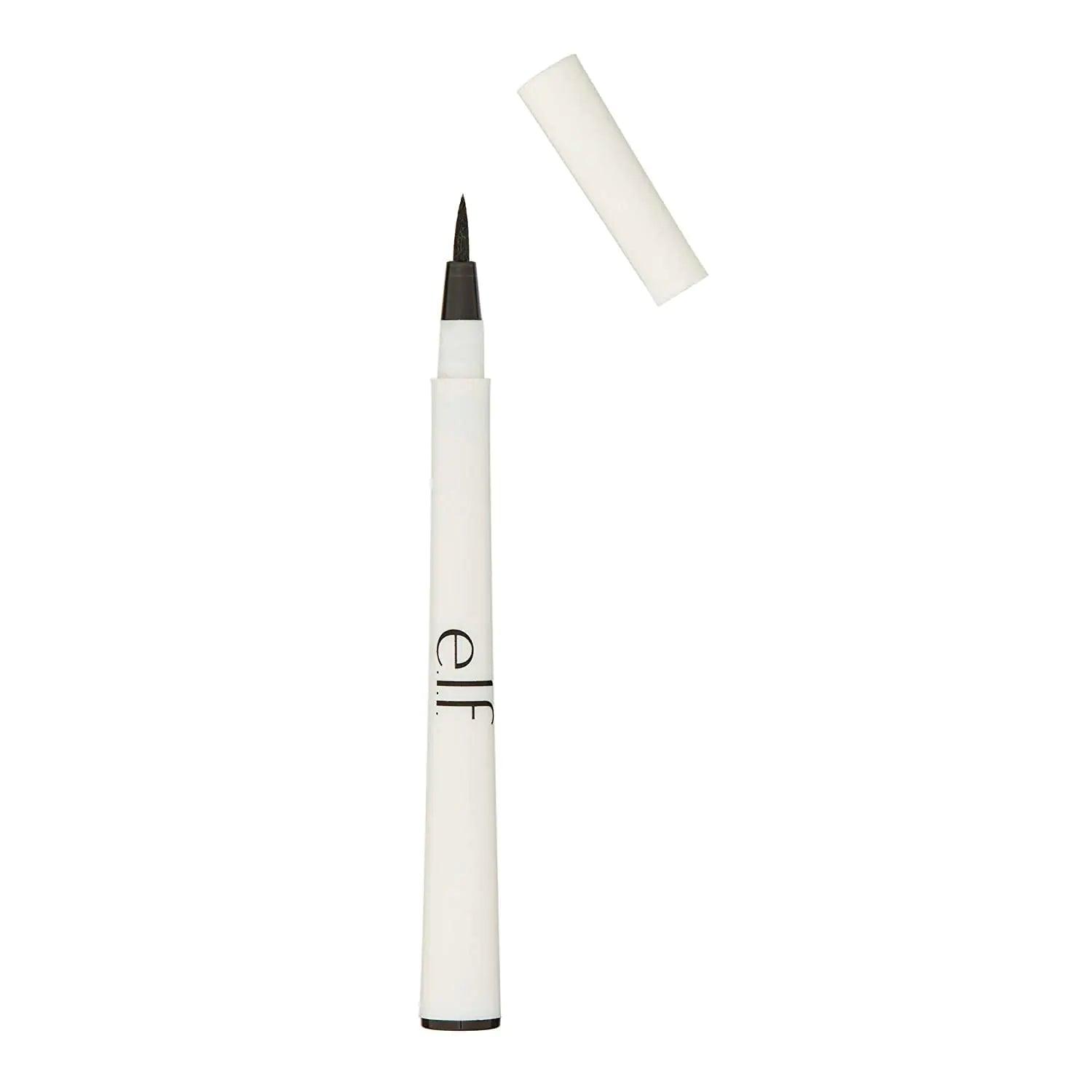 e.l.f. Eyeliner Pen with FeltTip Applicator, Black, 0.05 Fl Oz - Evallys.com # #