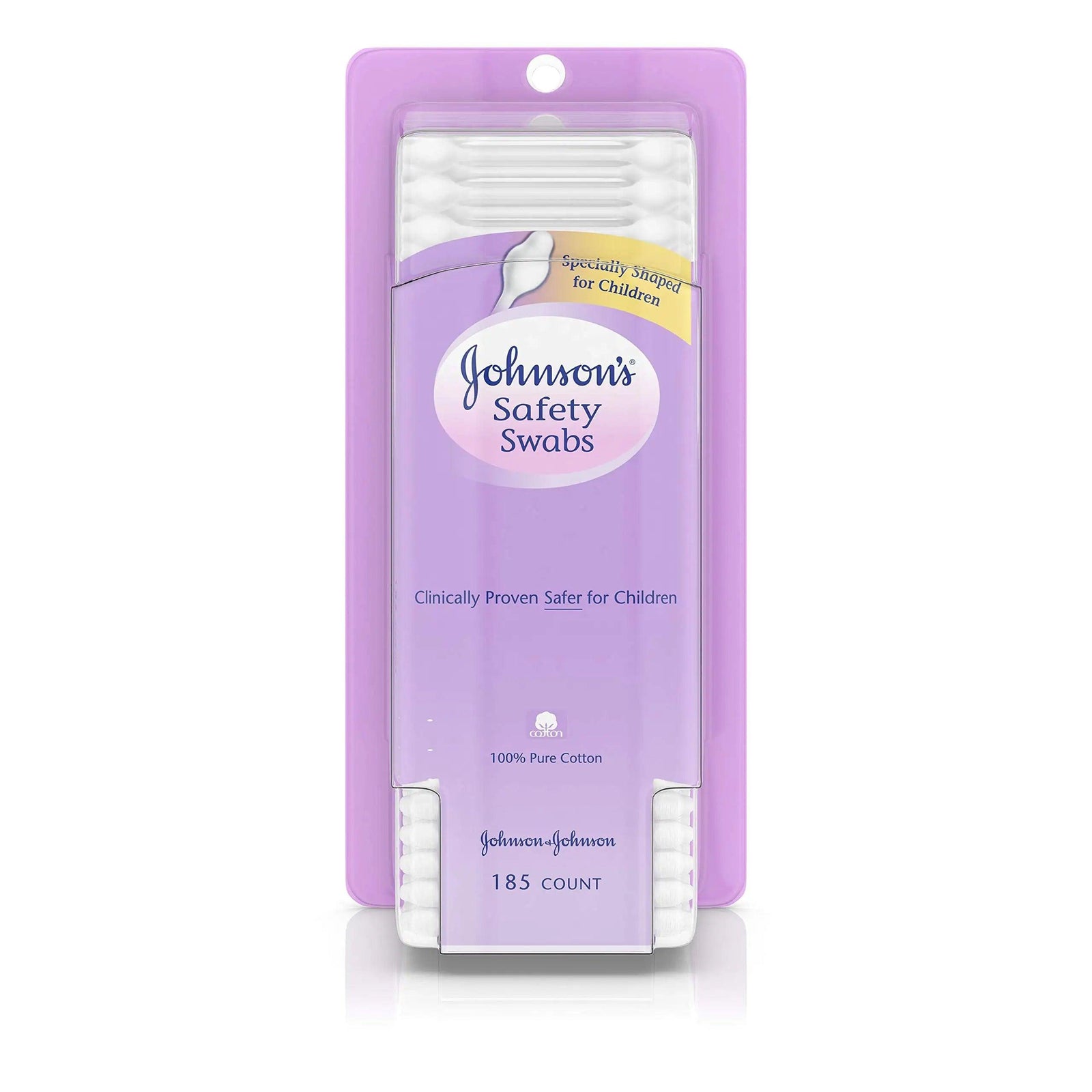 Johnson's Baby Safety Swabs 185 Each 185 Count (Pack of 1) - Evallys.com # #