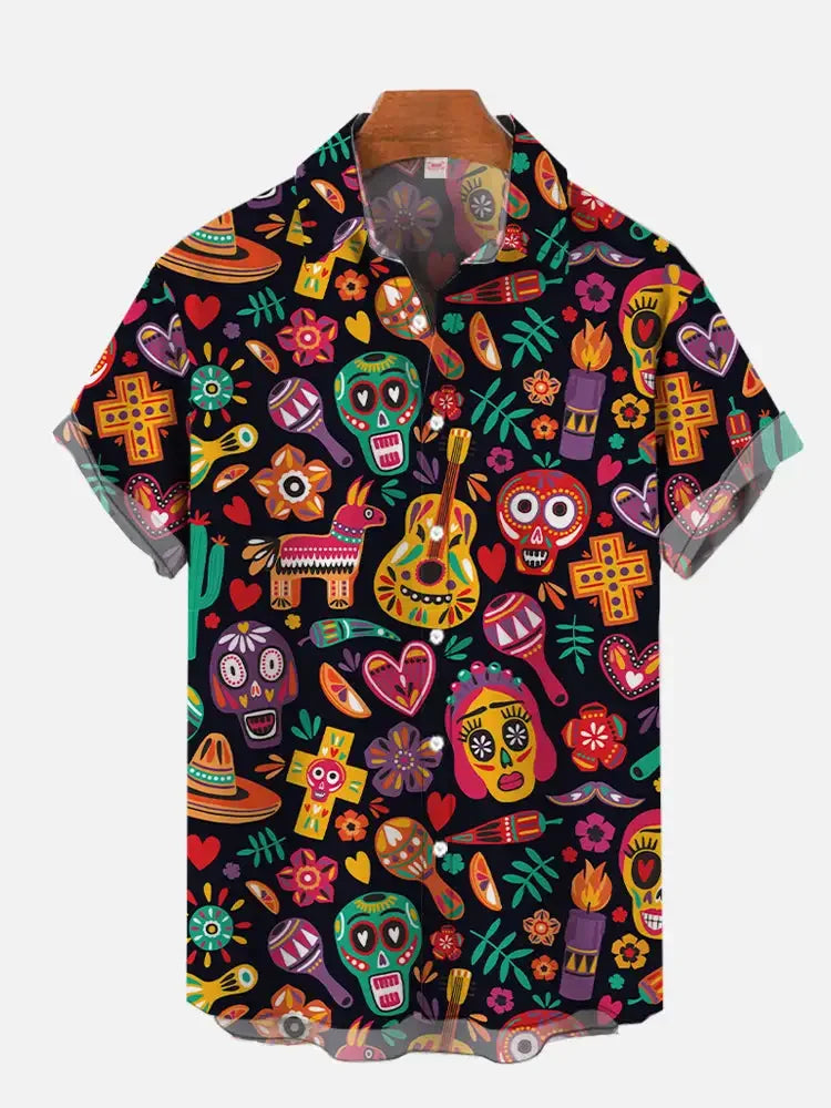 Mexican Style Hawaiian Shirt

Graffiti Print Summer Shirt

Men's Colorful Art Shirt

2024 Hawaiian Shirt for Men

Festival Shirt for Men

Casual Beach Shirt Short Sleeve

Streetwear Print Shirt Men