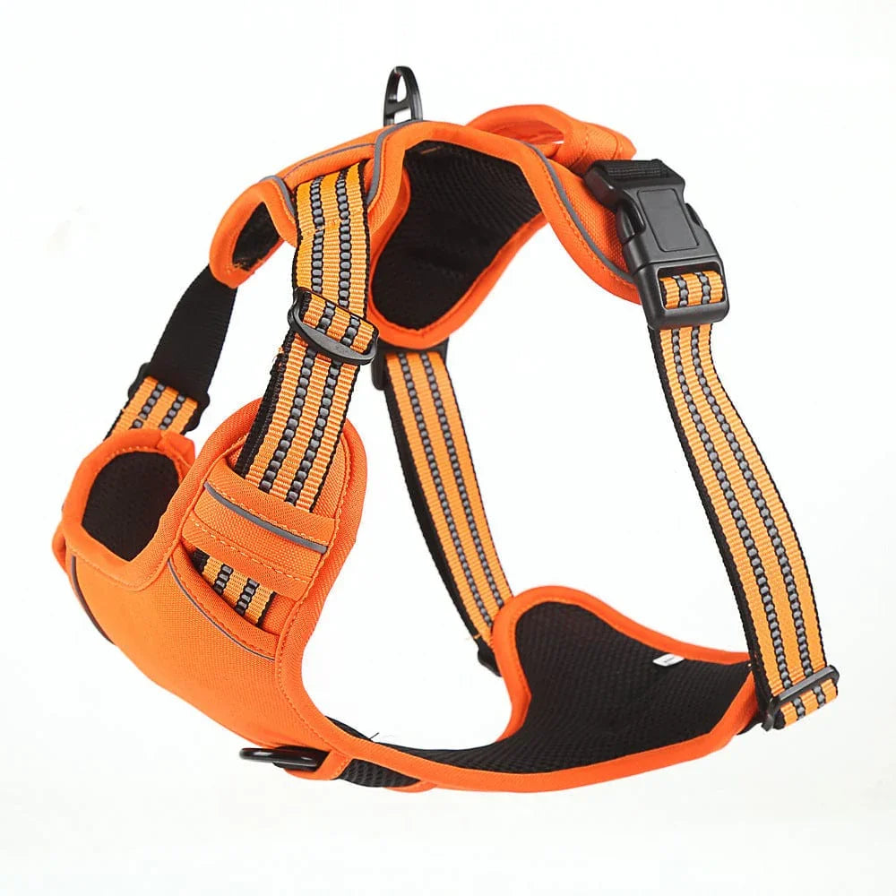 Dog Harness No Pull Breathable Reflective Pet Harness Vest - Evallys.com # #