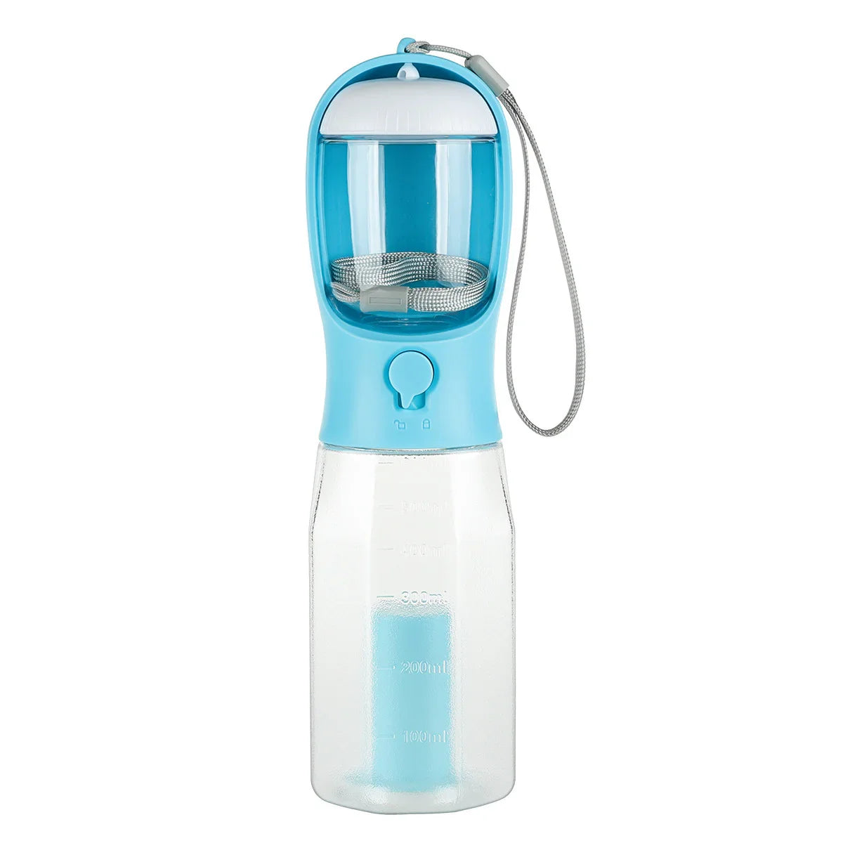 Portable Cat Dog Water Bottle Food Feeder Drinker Poop Dispenser 3 In 1 Leak-proof Multifunctional Dog Water Bottle Pet Products - Evallys.com