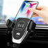 10W QI Wireless Fast Car Charger Mount Holder Stand Automatic Clamping Charging - Evallys.com