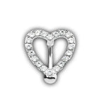 Leah Heart Top down Belly Ring - Evallys.com # #