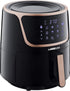 Gowise USA GW22955 7-Quart Electric Air Fryer with Dehydrator & 3 Stackable Racks, Digital Touchscreen with 8 Functions + Recipes, 7.0-Qt, Black/Copper - Evallys.com # #