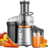 1200W Premium Juicer Machine, Extra-Large 3.2” Feed Chute for Whole Fruits and Vegetables, Titanium Enhanced Cutting System - Evallys.com # #